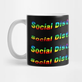 Social distancing keep the distance 6 feets Mug